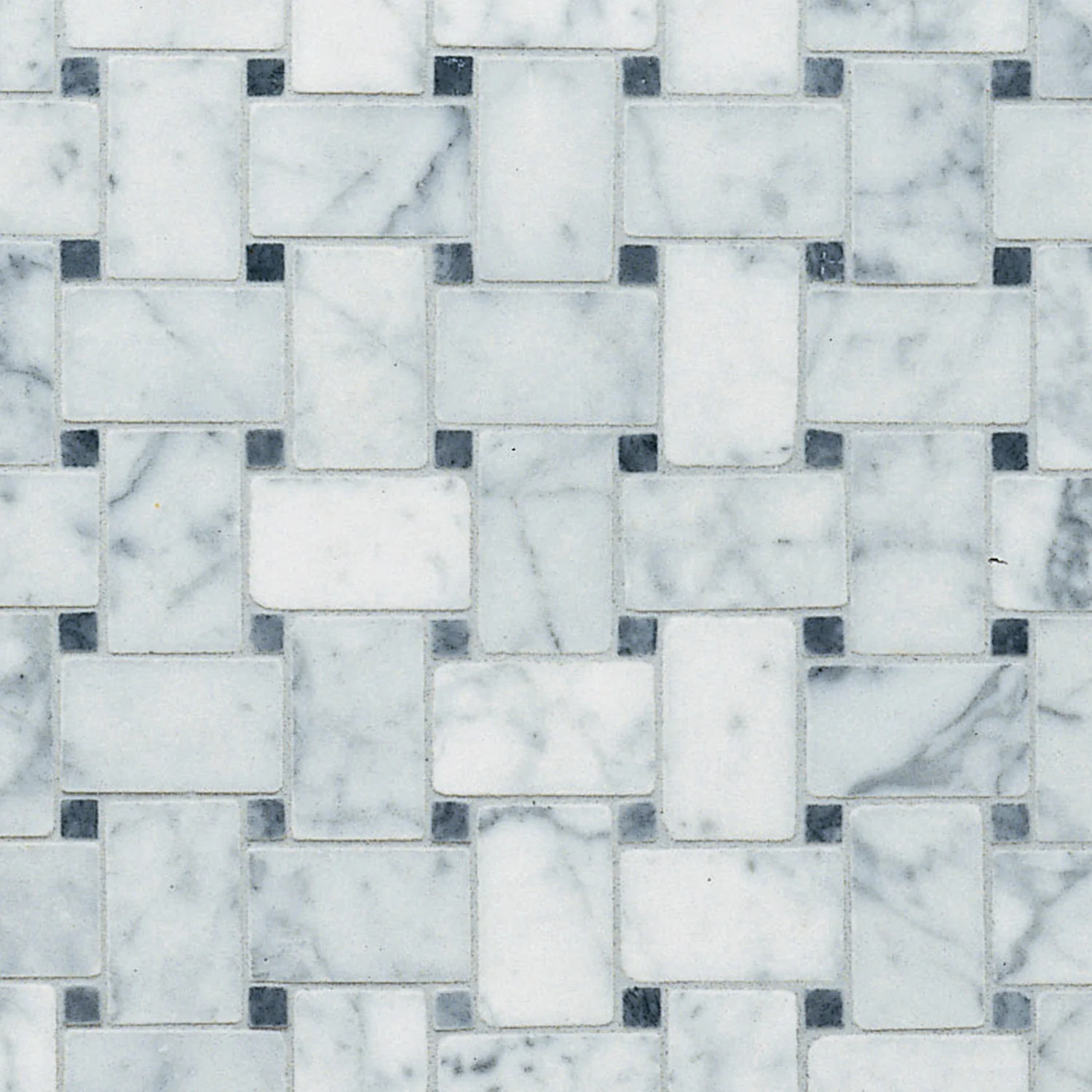 Tribeca Mosaic 13X13 Classic White Honed