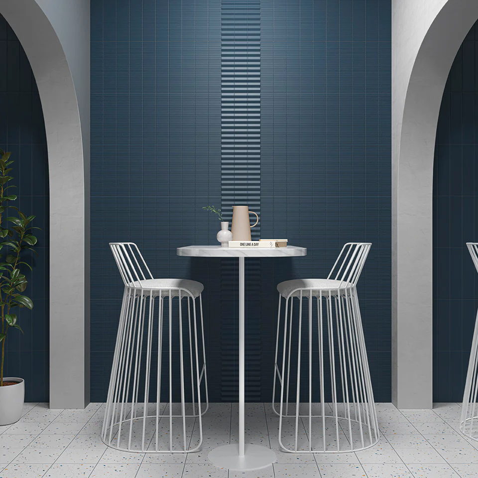 Twin Peaks Up Matte 3X12 Aegean Blue - Image 2