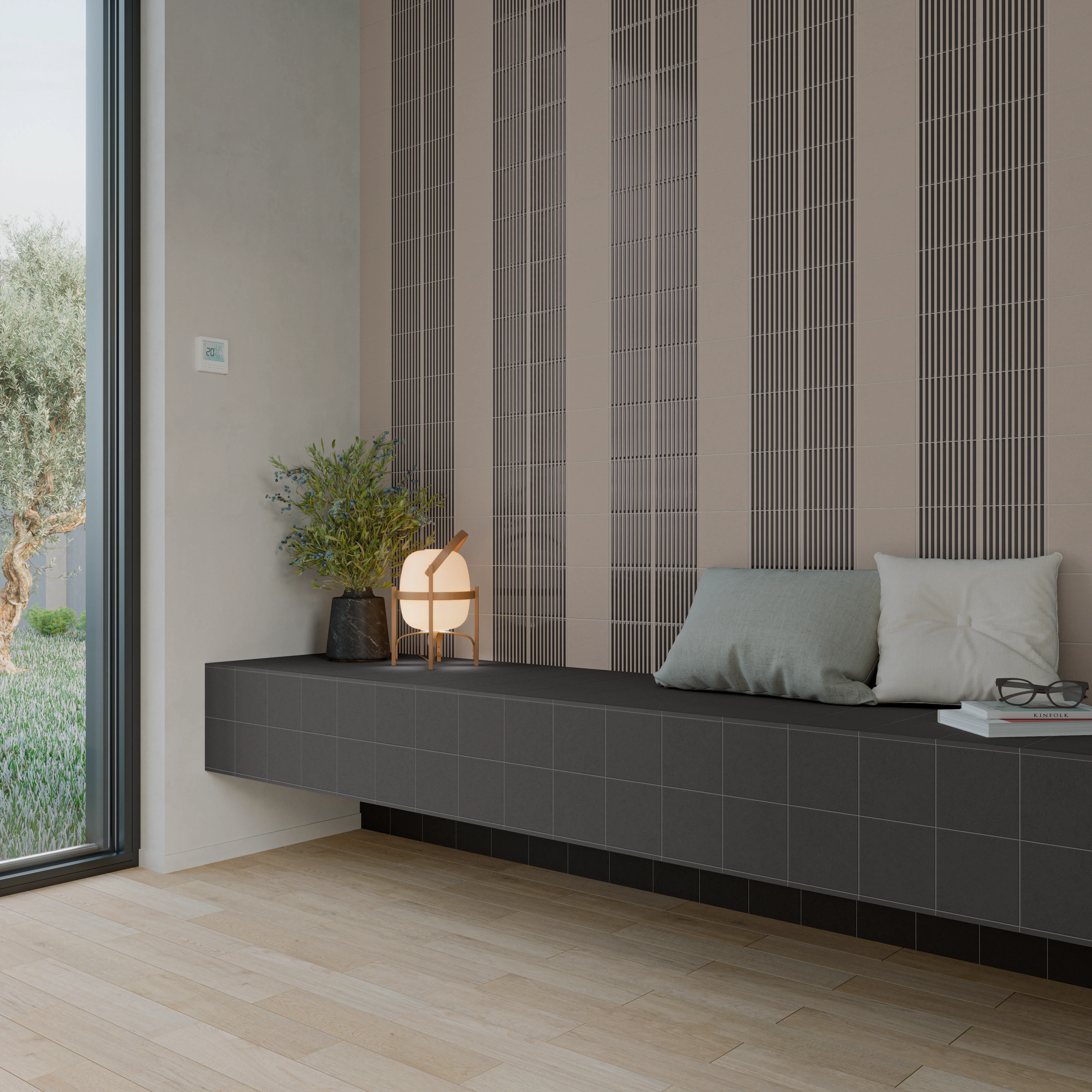 Twister ER Matte 5X5 Taupe Stone Graphite - Image 2