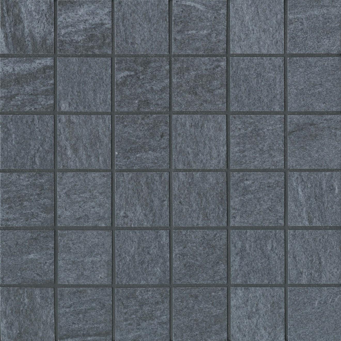 Urban 2.0 2X2 Mosiac Honed 12X12 Raven Black