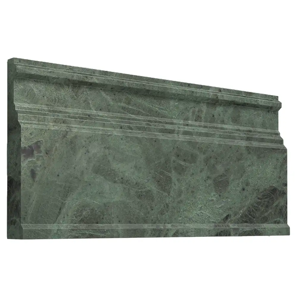 Verde Tia Honed Marble Base Molding 5-1/16X12 Verde Tia Honed