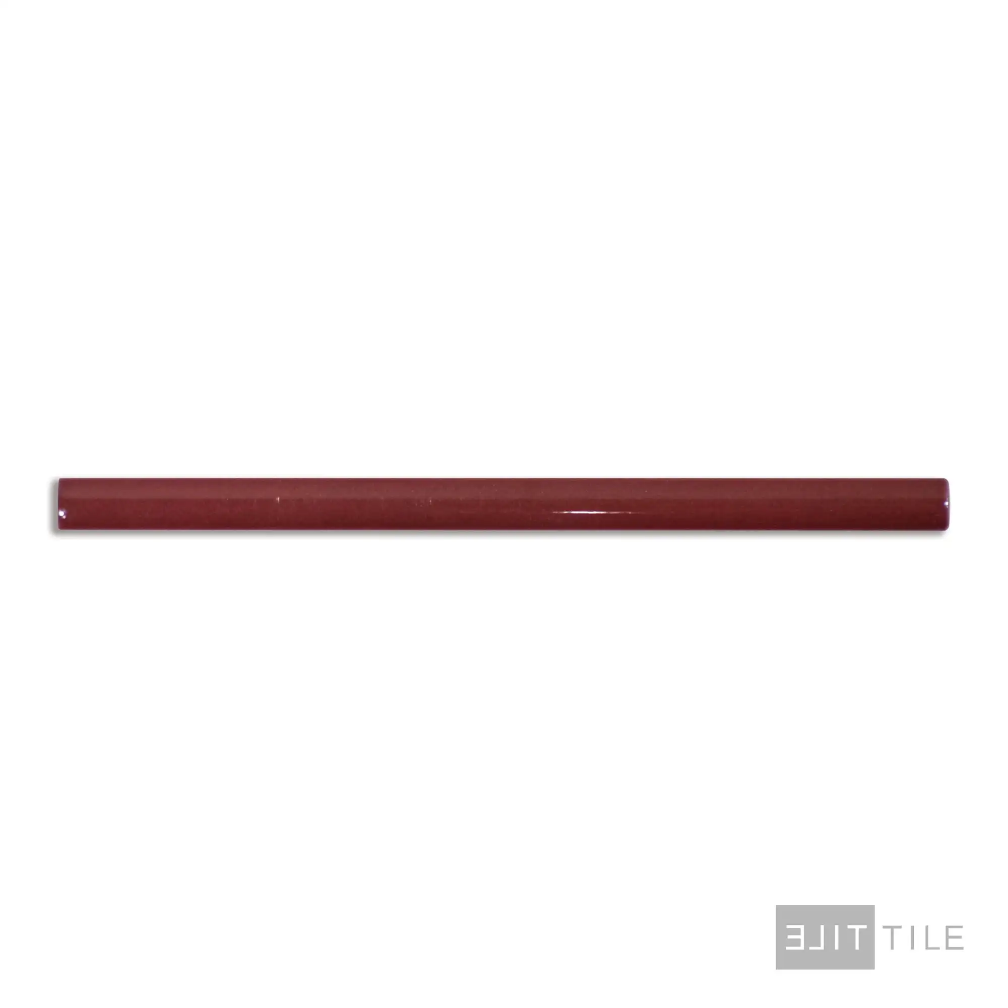 Village Jolly Ceramic Trim 0.5X8 Aubergine Glossy