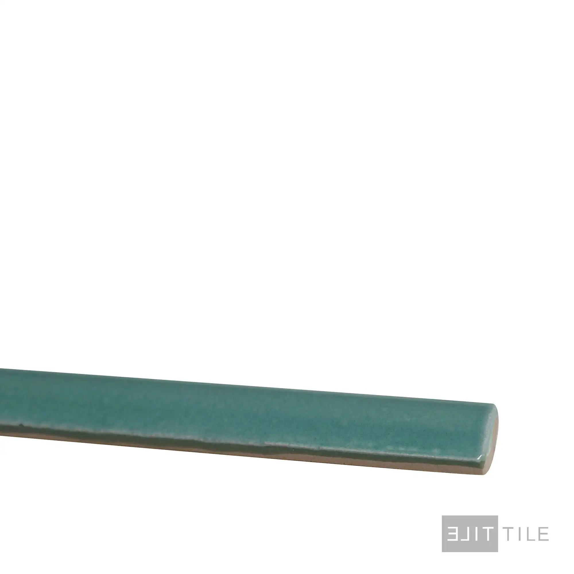 Village Jolly Ceramic Trim 0.5X8 Emerald Green Glossy - Image 2
