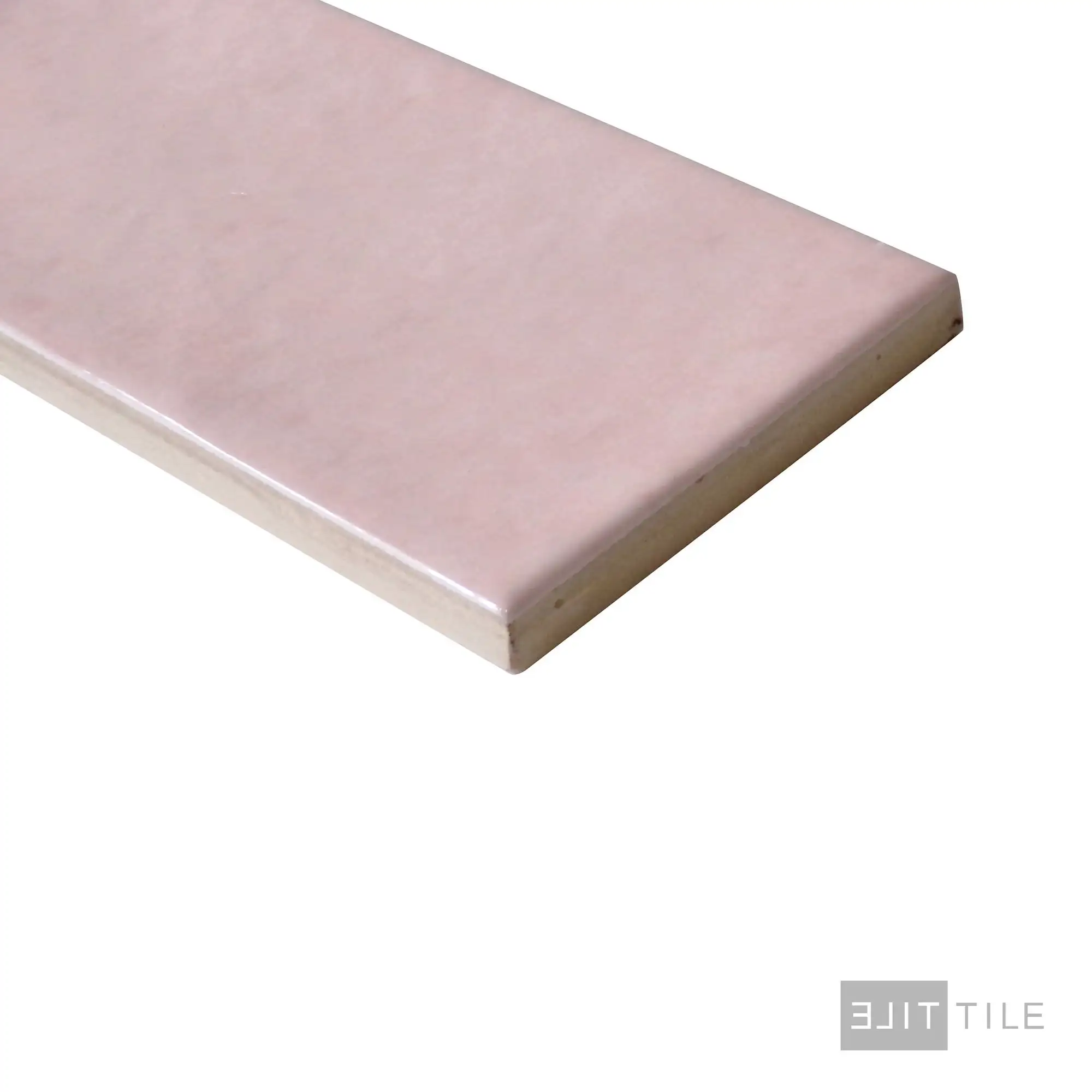 Village Ceramic Field Tile 2.5X8 Rose Gold Glossy - Image 3