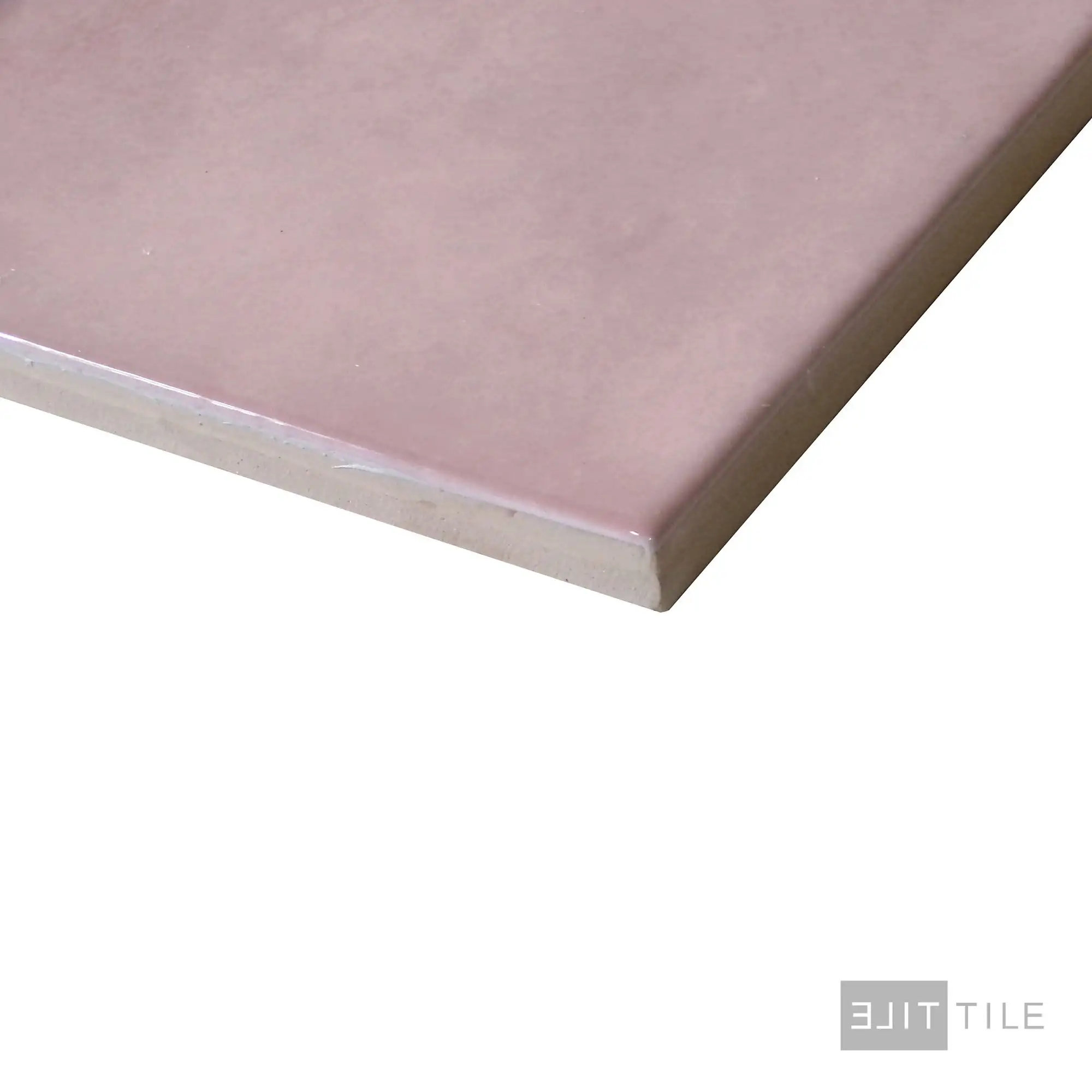 Village Ceramic Field Tile 5X5 Rose Gold Glossy - Image 4