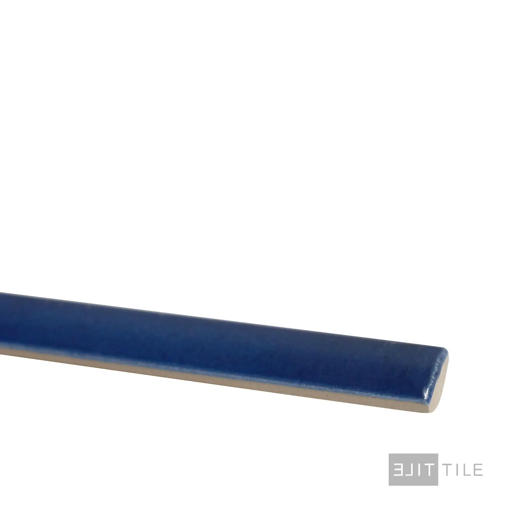 Village Jolly Ceramic Trim 0.5X8 Royal Blue Glossy - Image 2
