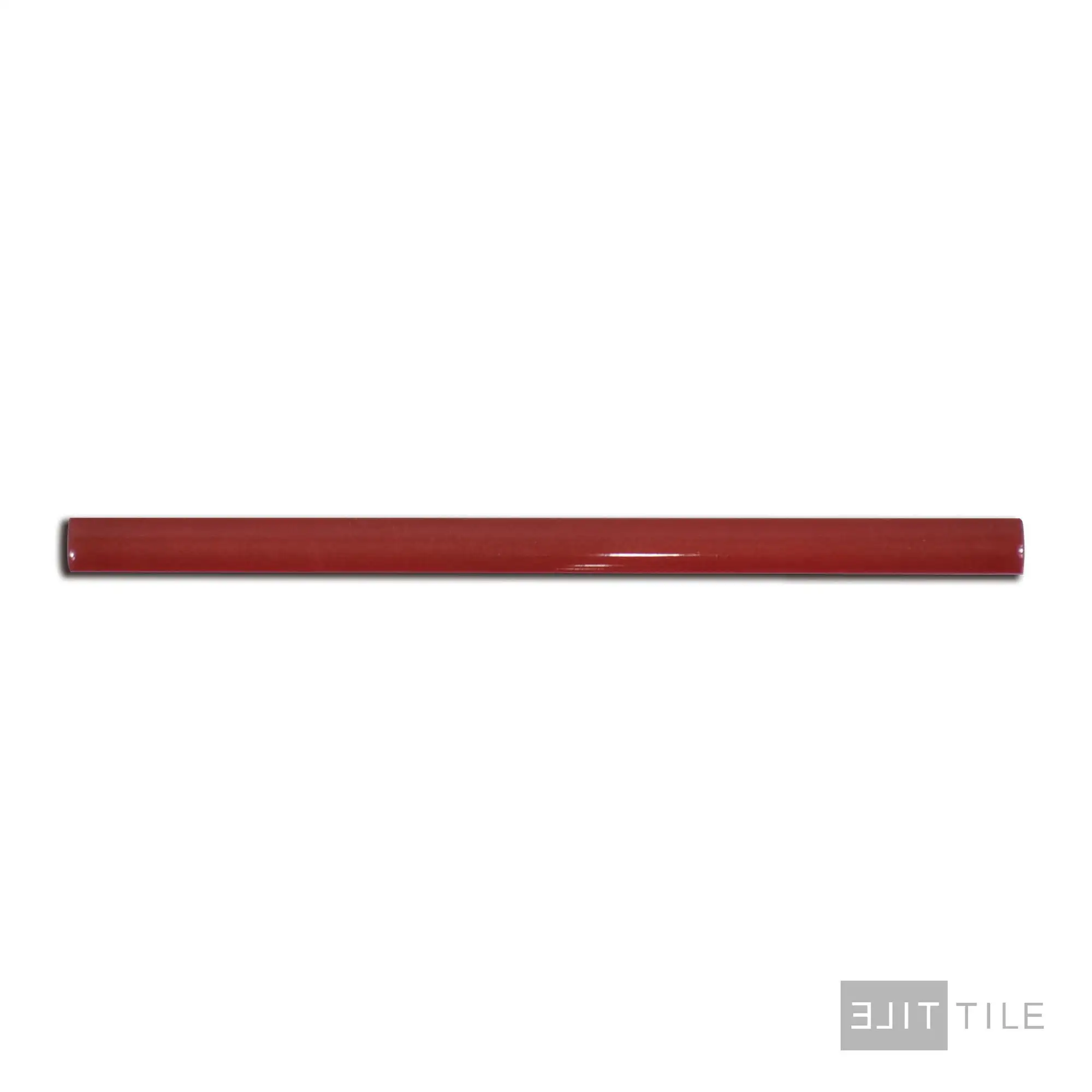 Village Jolly Ceramic Trim 0.5X8 Volcanic Red Glossy