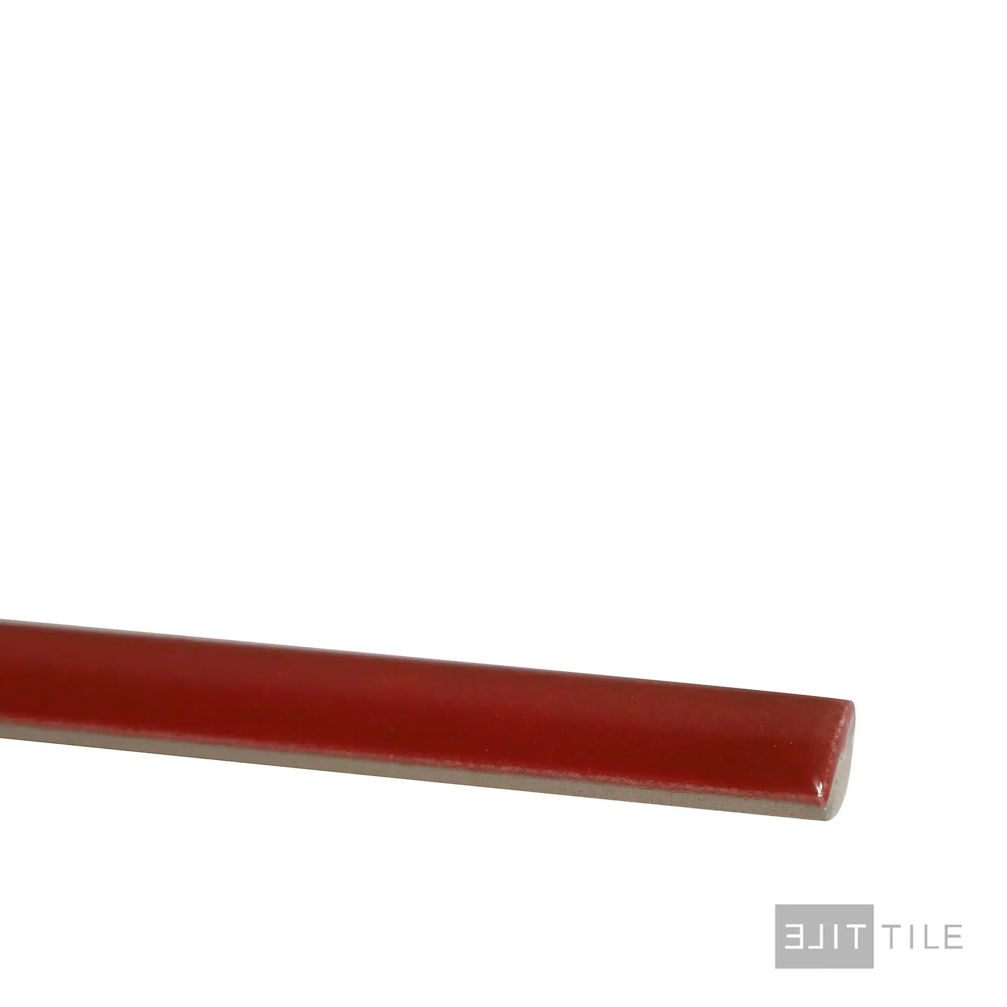 Village Jolly Ceramic Trim 0.5X8 Volcanic Red Glossy - Image 2