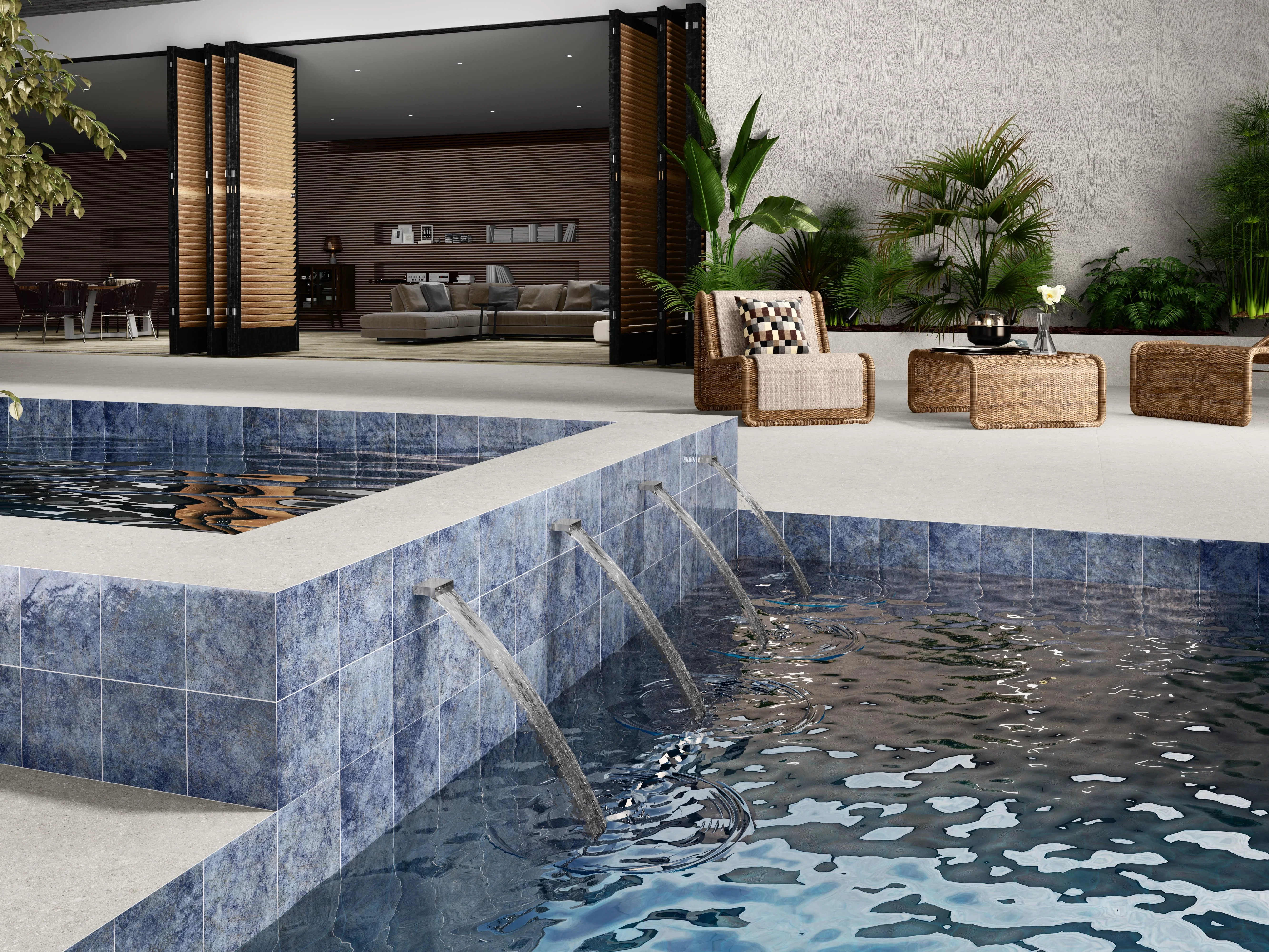 Water Porcelain Tile 6X6 Malang Glossy - Image 2