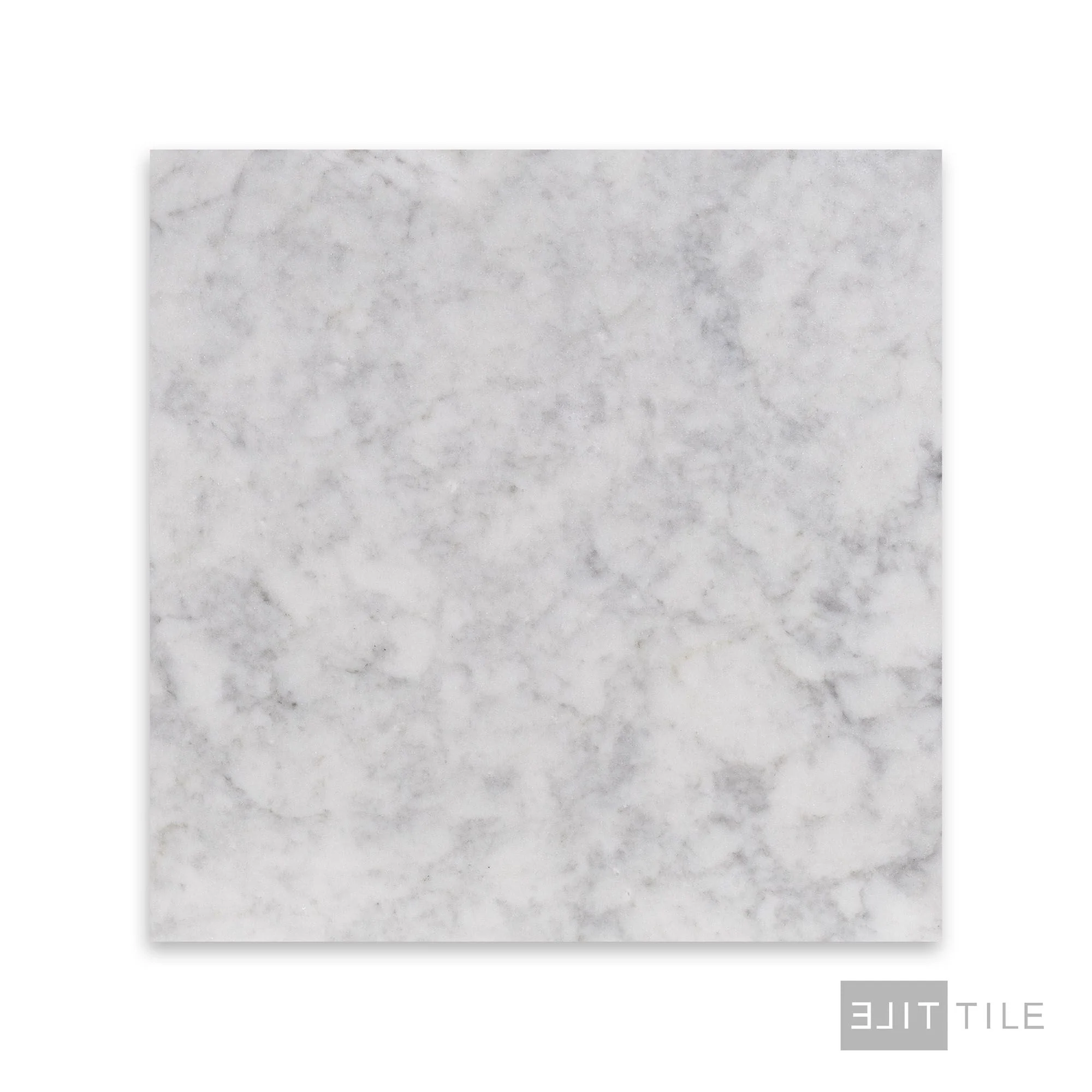 White Carrara Marble 18X18 Honed - Image 2