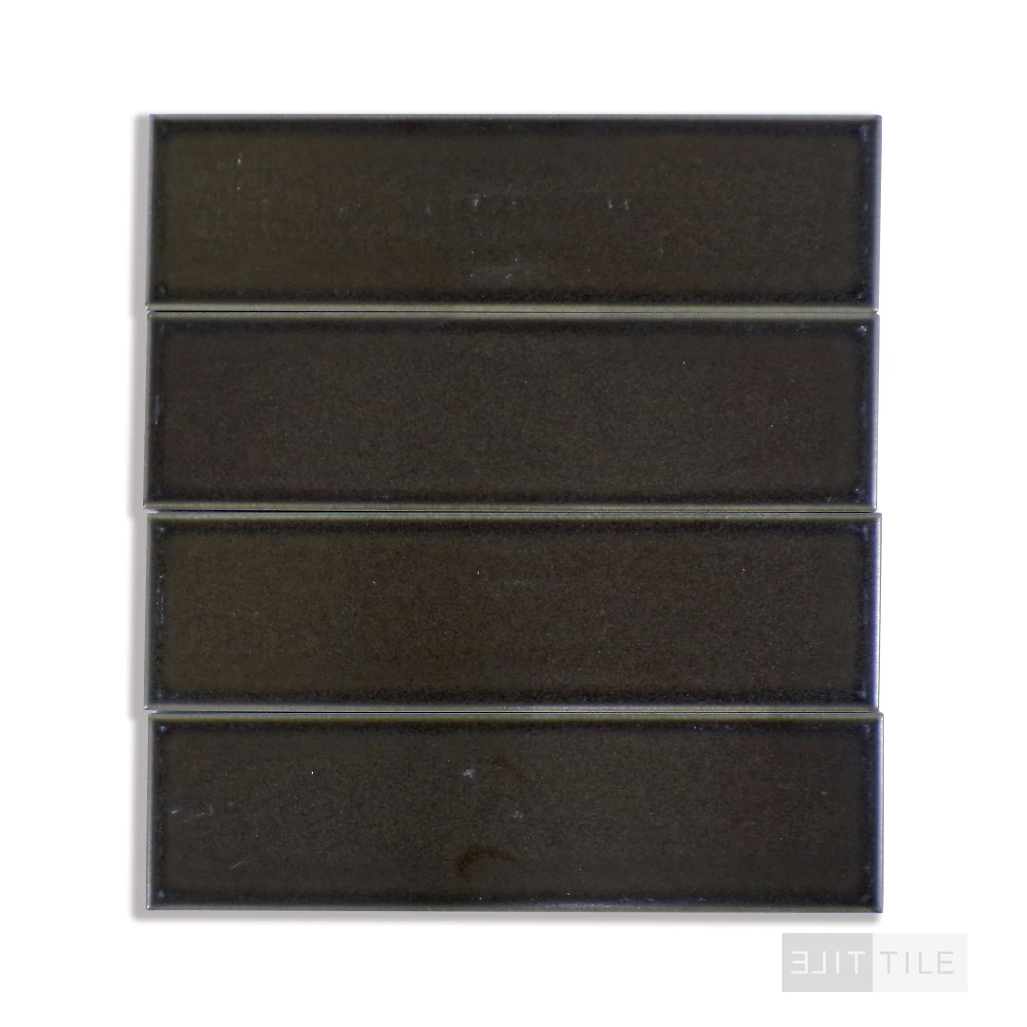 Zenia Glazed Porcelain Field Tile 2-1/2X9 Umbra Matte - Image 2